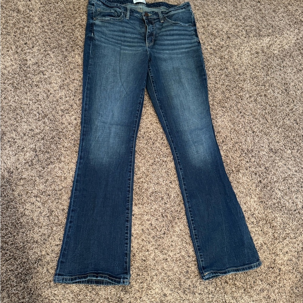 BKE Payton Dark Blue Flare Women's Jeans Size 32 X 33 1/2